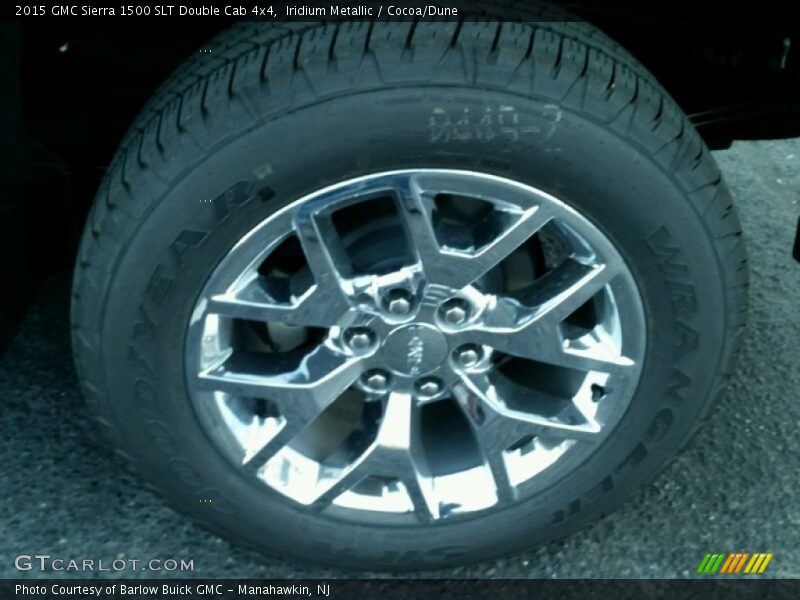 Iridium Metallic / Cocoa/Dune 2015 GMC Sierra 1500 SLT Double Cab 4x4