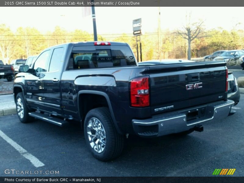 Iridium Metallic / Cocoa/Dune 2015 GMC Sierra 1500 SLT Double Cab 4x4