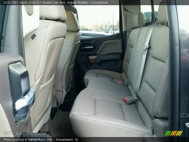 Iridium Metallic / Cocoa/Dune 2015 GMC Sierra 1500 SLT Double Cab 4x4