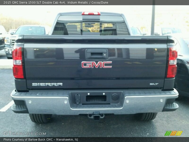 Iridium Metallic / Cocoa/Dune 2015 GMC Sierra 1500 SLT Double Cab 4x4