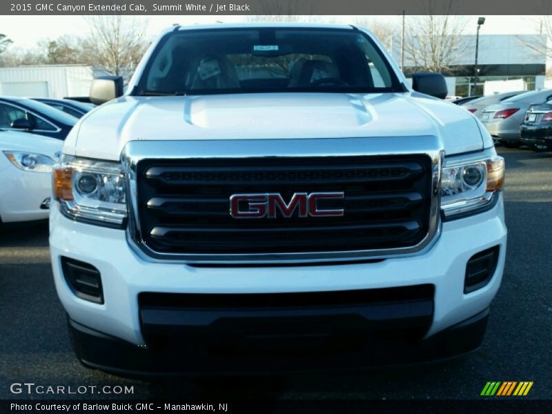 Summit White / Jet Black 2015 GMC Canyon Extended Cab