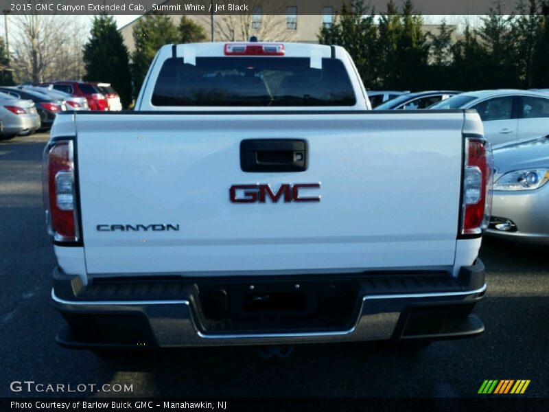 Summit White / Jet Black 2015 GMC Canyon Extended Cab