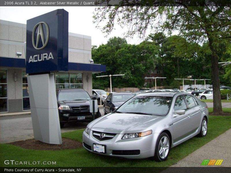 Alabaster Silver Metallic / Quartz 2006 Acura TL 3.2