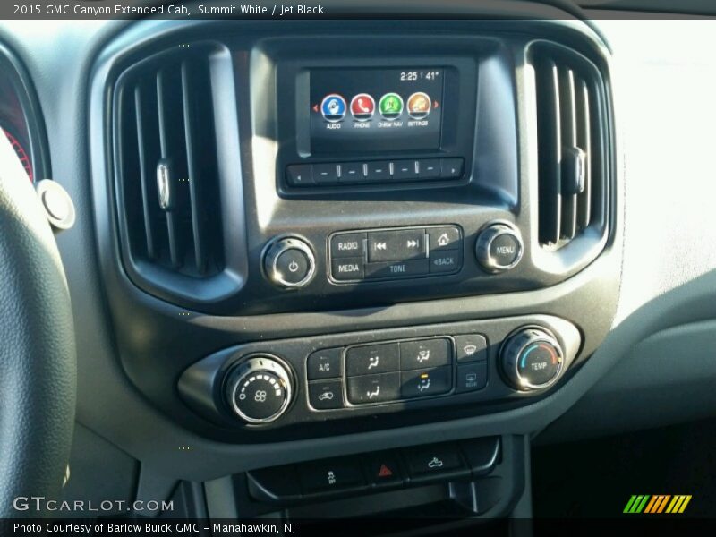 Summit White / Jet Black 2015 GMC Canyon Extended Cab