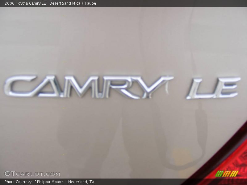 Desert Sand Mica / Taupe 2006 Toyota Camry LE
