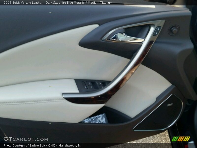 Dark Sapphire Blue Metallic / Medium Titanium 2015 Buick Verano Leather