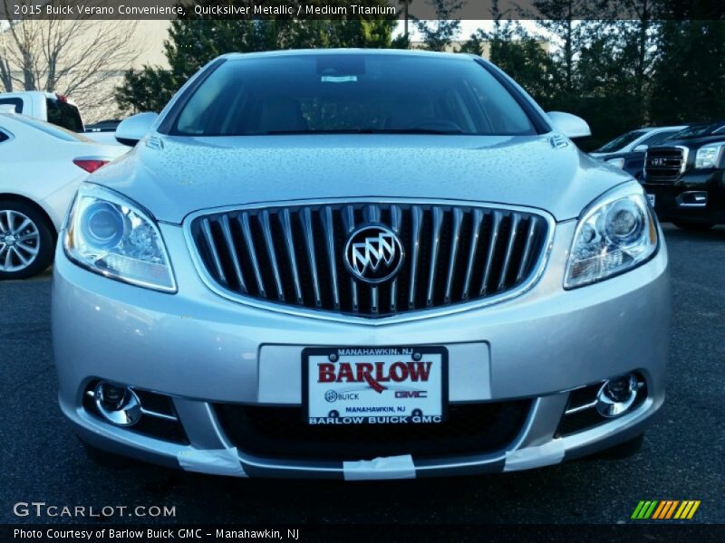 Quicksilver Metallic / Medium Titanium 2015 Buick Verano Convenience