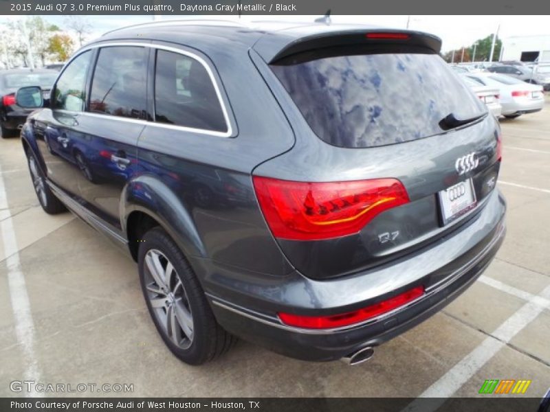 Daytona Gray Metallic / Black 2015 Audi Q7 3.0 Premium Plus quattro