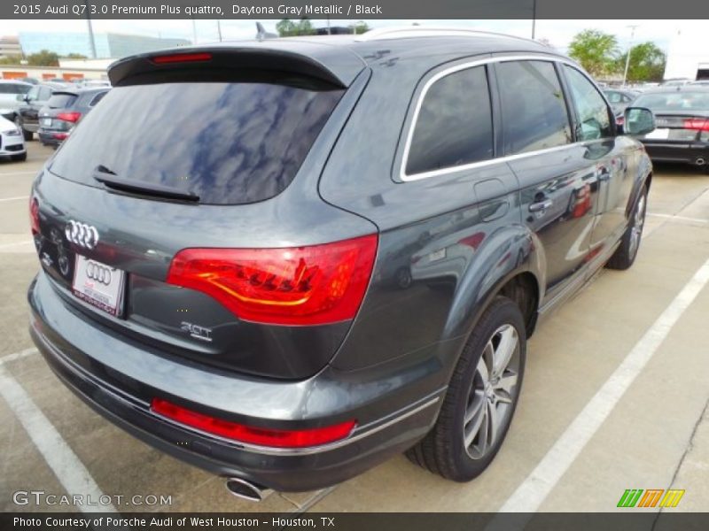 Daytona Gray Metallic / Black 2015 Audi Q7 3.0 Premium Plus quattro