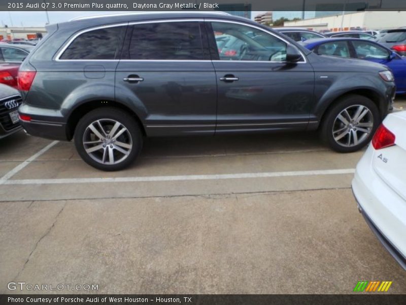 Daytona Gray Metallic / Black 2015 Audi Q7 3.0 Premium Plus quattro