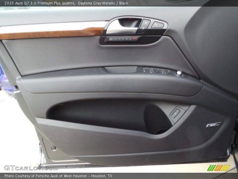 Daytona Gray Metallic / Black 2015 Audi Q7 3.0 Premium Plus quattro