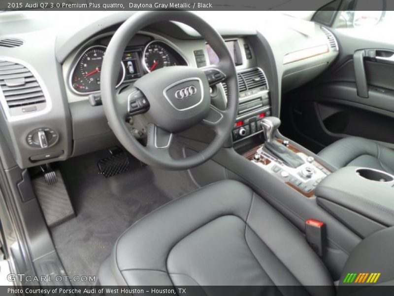 Daytona Gray Metallic / Black 2015 Audi Q7 3.0 Premium Plus quattro