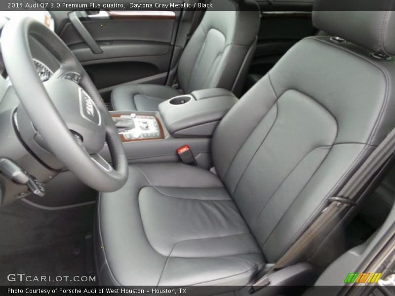 Daytona Gray Metallic / Black 2015 Audi Q7 3.0 Premium Plus quattro