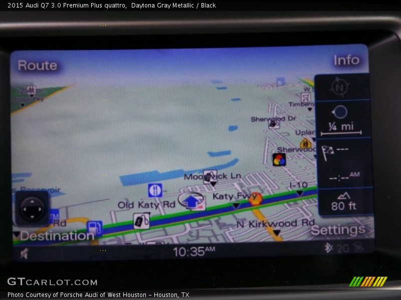 Daytona Gray Metallic / Black 2015 Audi Q7 3.0 Premium Plus quattro