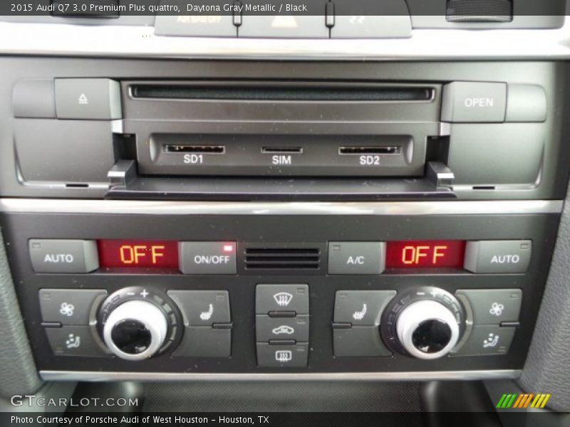 Daytona Gray Metallic / Black 2015 Audi Q7 3.0 Premium Plus quattro