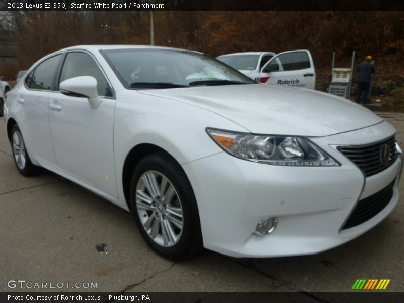 Starfire White Pearl / Parchment 2013 Lexus ES 350