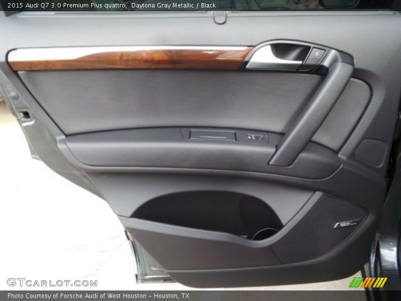 Daytona Gray Metallic / Black 2015 Audi Q7 3.0 Premium Plus quattro
