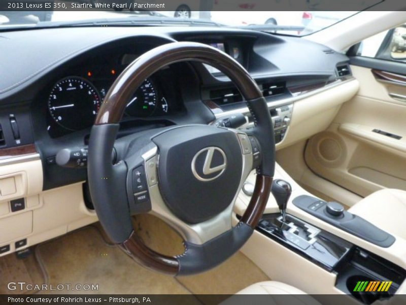 Starfire White Pearl / Parchment 2013 Lexus ES 350