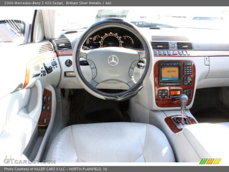 Brilliant Silver Metallic / Ash 2000 Mercedes-Benz S 430 Sedan