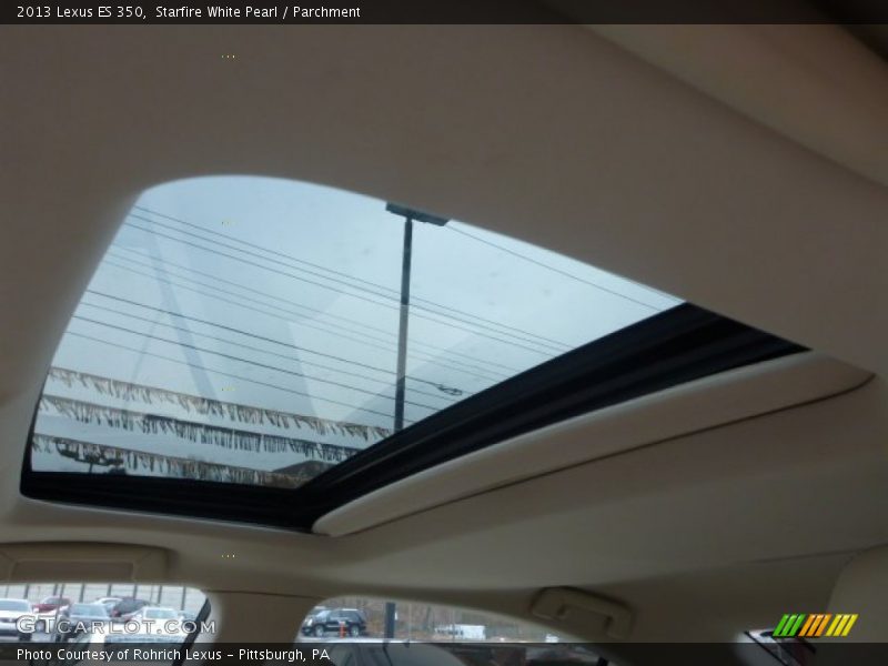 Starfire White Pearl / Parchment 2013 Lexus ES 350