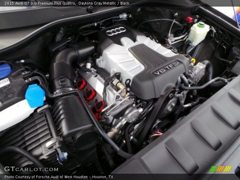 Daytona Gray Metallic / Black 2015 Audi Q7 3.0 Premium Plus quattro