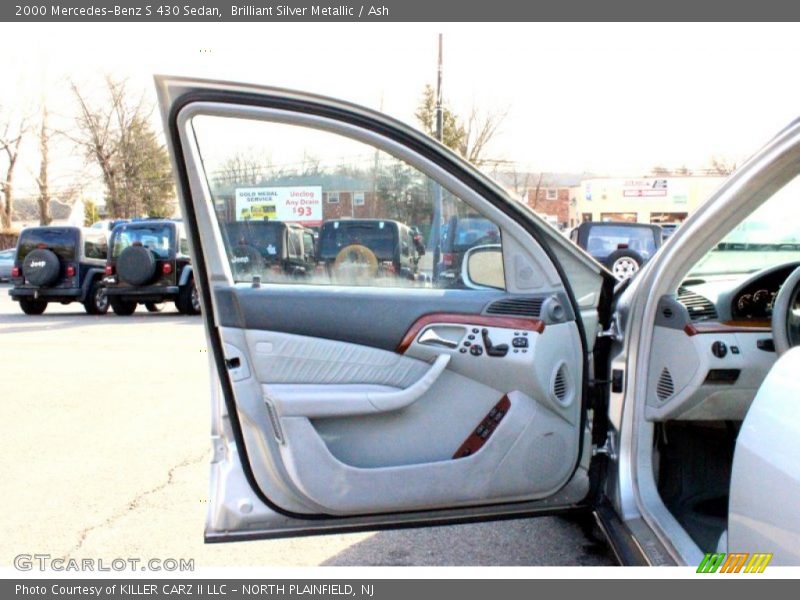 Brilliant Silver Metallic / Ash 2000 Mercedes-Benz S 430 Sedan