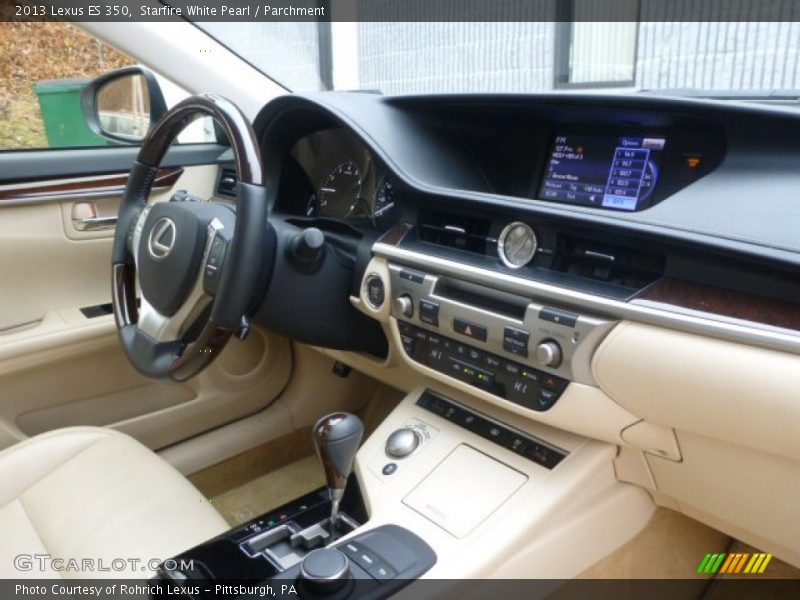 Starfire White Pearl / Parchment 2013 Lexus ES 350