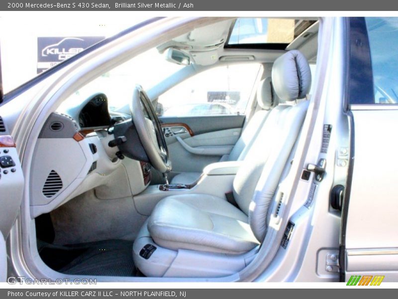Brilliant Silver Metallic / Ash 2000 Mercedes-Benz S 430 Sedan