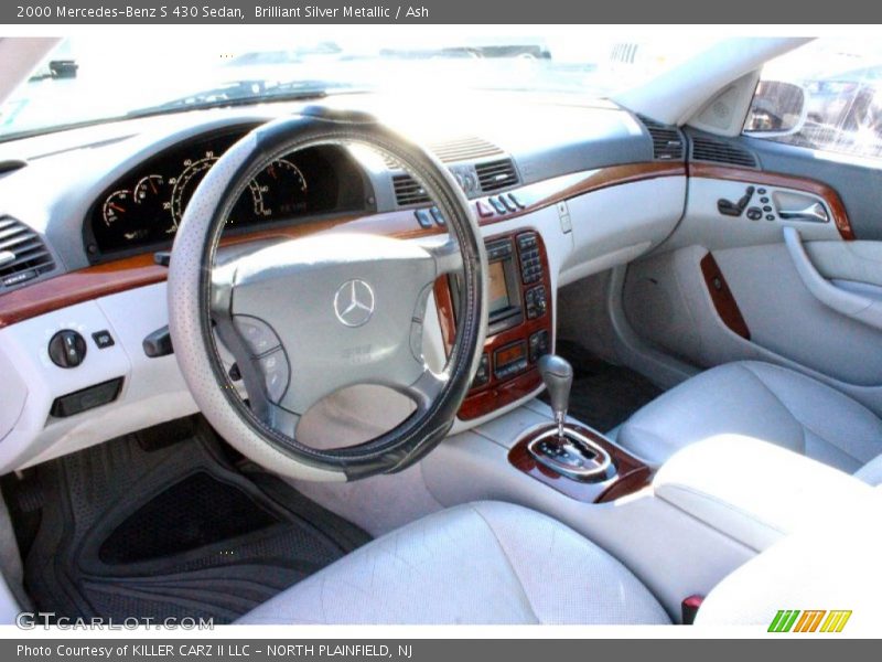 Brilliant Silver Metallic / Ash 2000 Mercedes-Benz S 430 Sedan