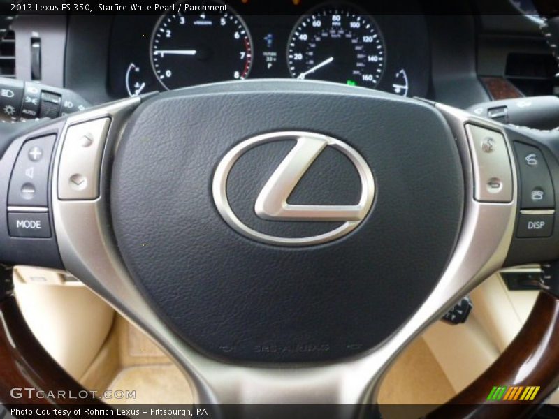 Starfire White Pearl / Parchment 2013 Lexus ES 350