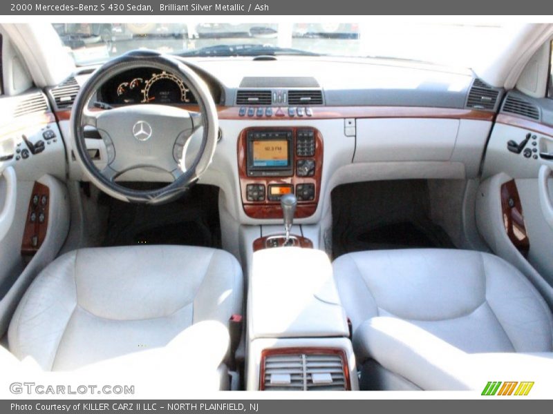 Brilliant Silver Metallic / Ash 2000 Mercedes-Benz S 430 Sedan