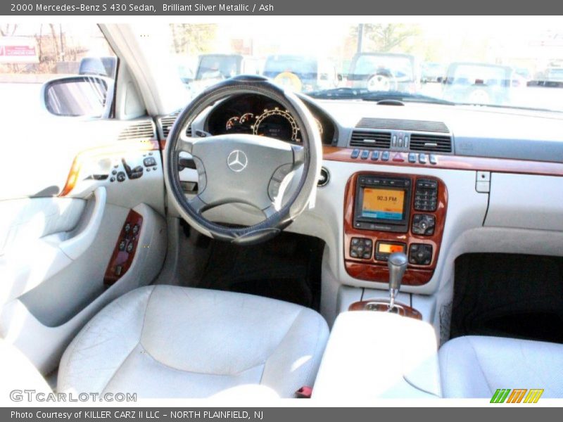 Brilliant Silver Metallic / Ash 2000 Mercedes-Benz S 430 Sedan