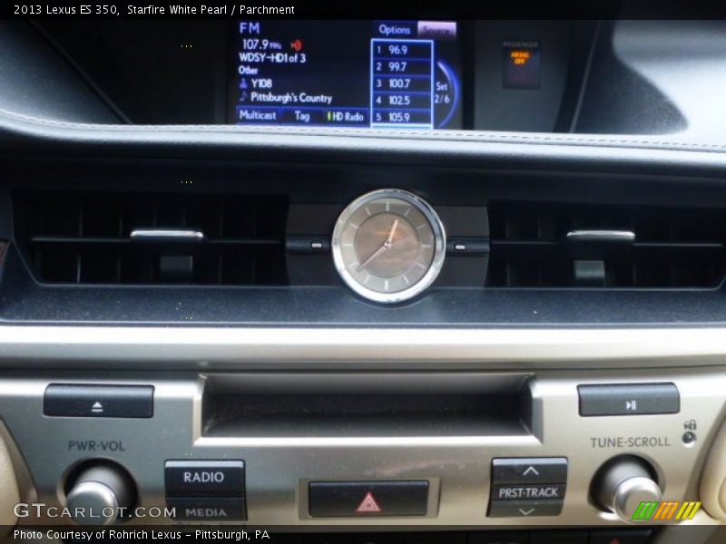 Starfire White Pearl / Parchment 2013 Lexus ES 350