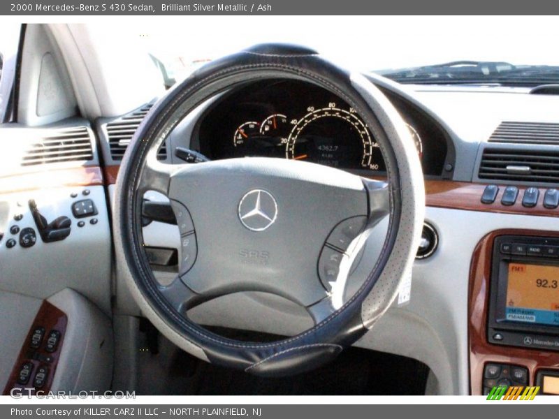 Brilliant Silver Metallic / Ash 2000 Mercedes-Benz S 430 Sedan