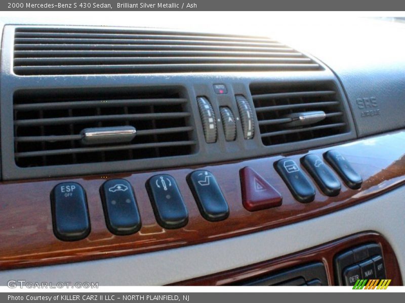 Brilliant Silver Metallic / Ash 2000 Mercedes-Benz S 430 Sedan