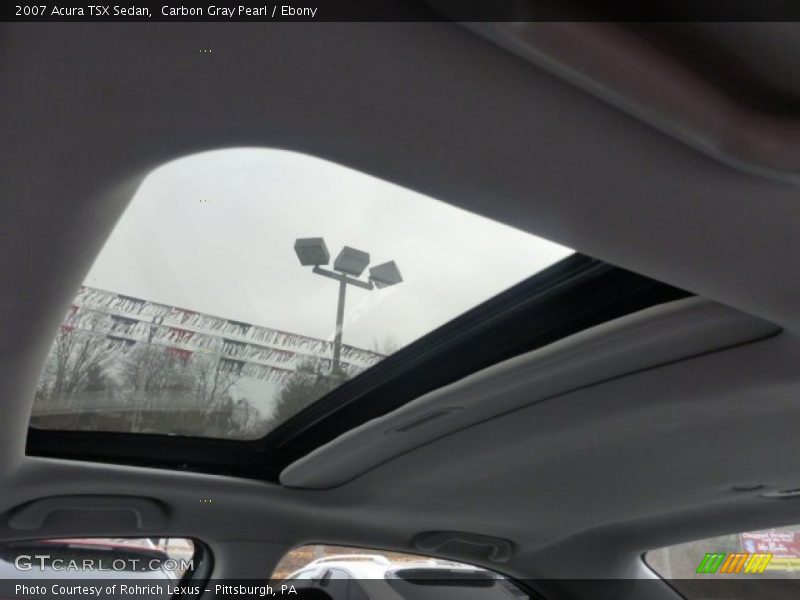 Carbon Gray Pearl / Ebony 2007 Acura TSX Sedan