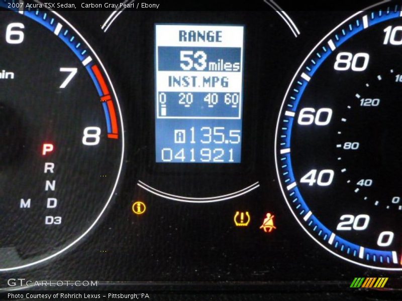 Carbon Gray Pearl / Ebony 2007 Acura TSX Sedan