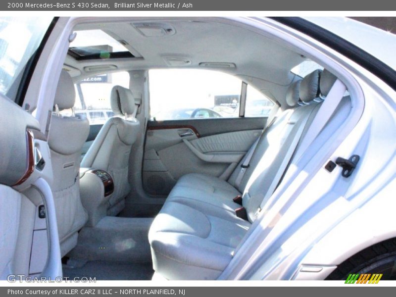 Brilliant Silver Metallic / Ash 2000 Mercedes-Benz S 430 Sedan