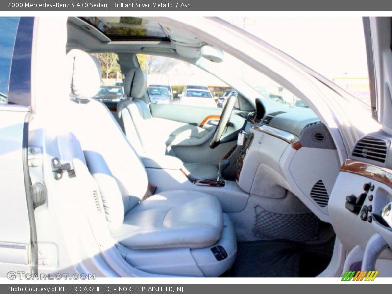 Brilliant Silver Metallic / Ash 2000 Mercedes-Benz S 430 Sedan