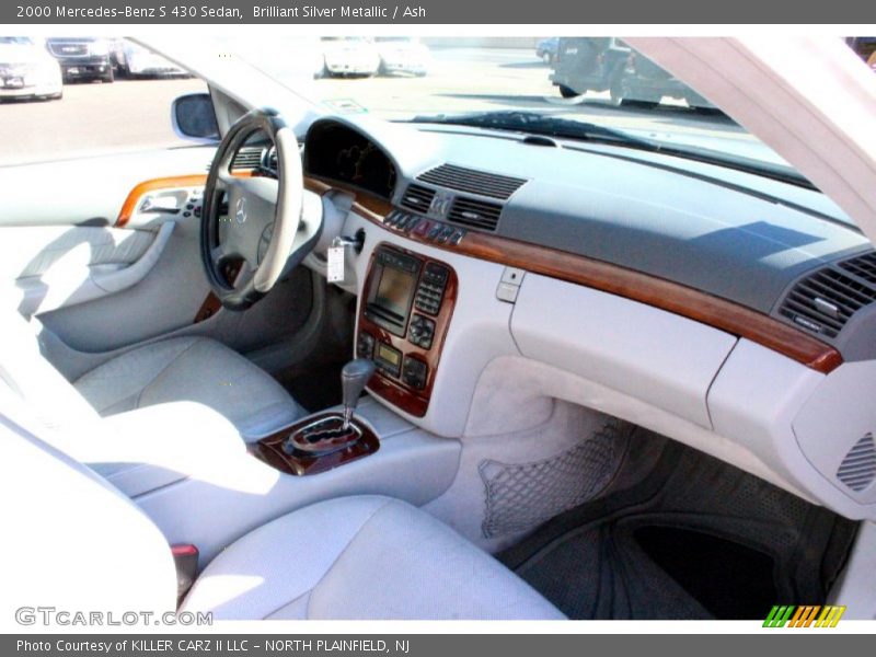 Brilliant Silver Metallic / Ash 2000 Mercedes-Benz S 430 Sedan
