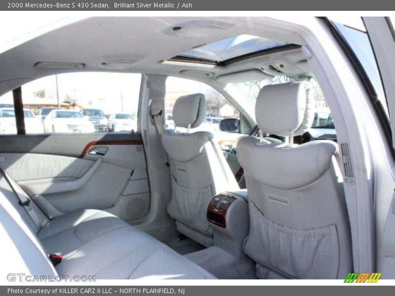 Brilliant Silver Metallic / Ash 2000 Mercedes-Benz S 430 Sedan