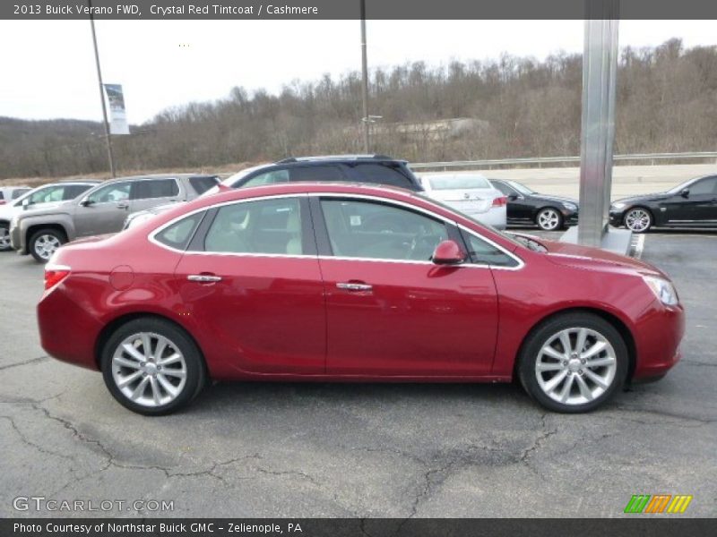 Crystal Red Tintcoat / Cashmere 2013 Buick Verano FWD