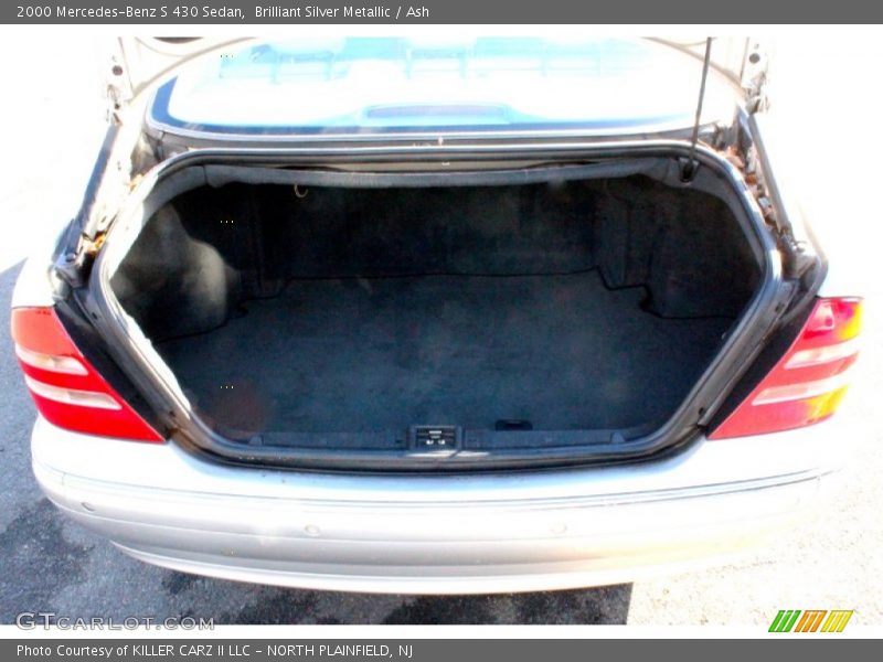 Brilliant Silver Metallic / Ash 2000 Mercedes-Benz S 430 Sedan
