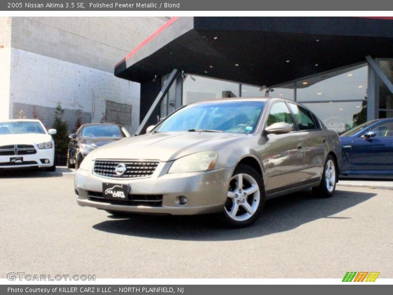 Polished Pewter Metallic / Blond 2005 Nissan Altima 3.5 SE