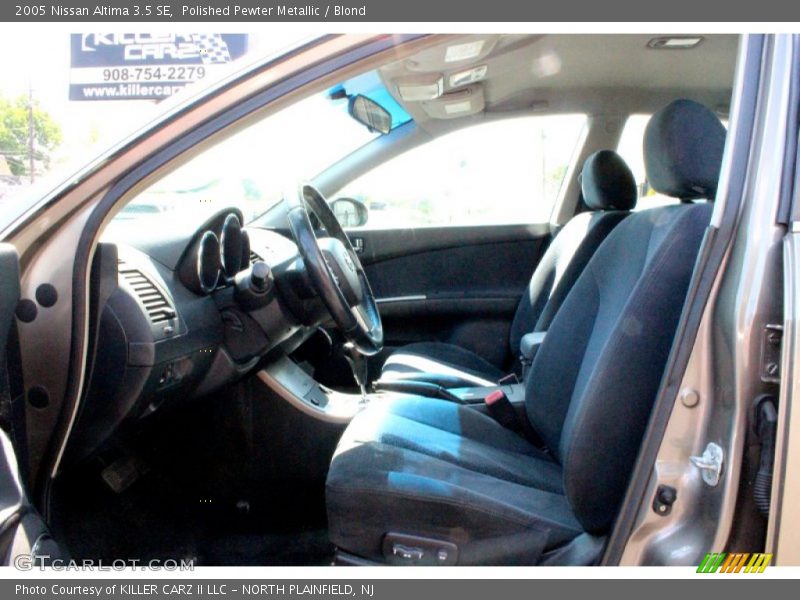 Polished Pewter Metallic / Blond 2005 Nissan Altima 3.5 SE