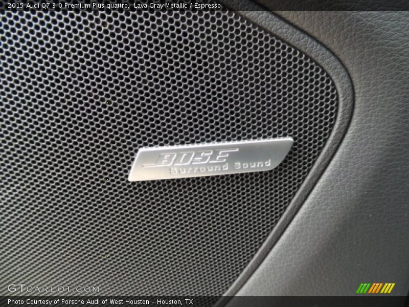 Lava Gray Metallic / Espresso 2015 Audi Q7 3.0 Premium Plus quattro