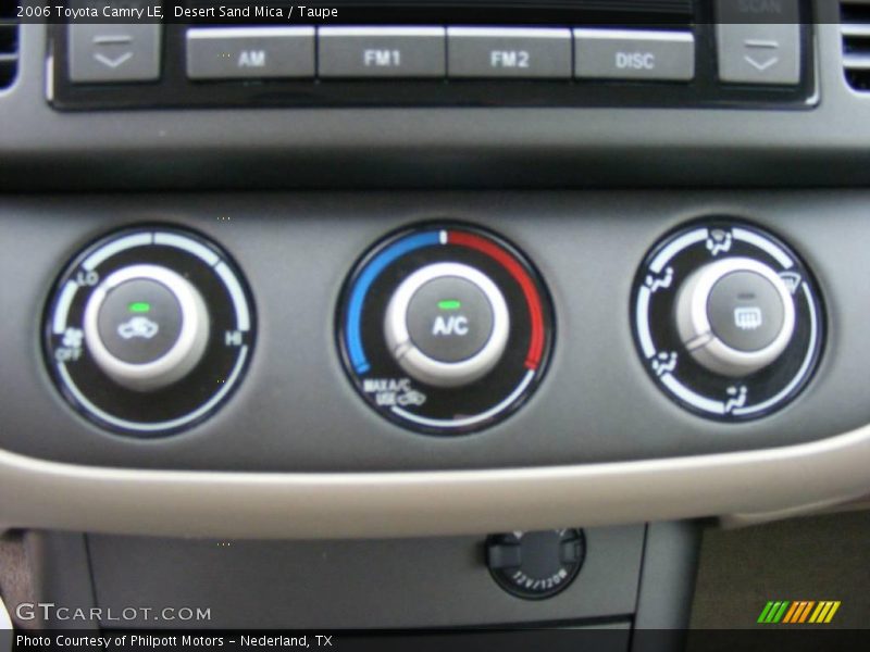 Desert Sand Mica / Taupe 2006 Toyota Camry LE