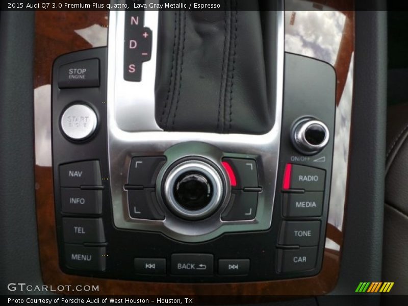 Lava Gray Metallic / Espresso 2015 Audi Q7 3.0 Premium Plus quattro