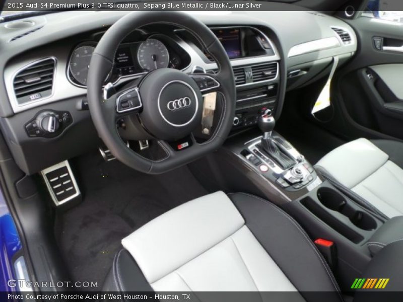  2015 S4 Premium Plus 3.0 TFSI quattro Black/Lunar Silver Interior