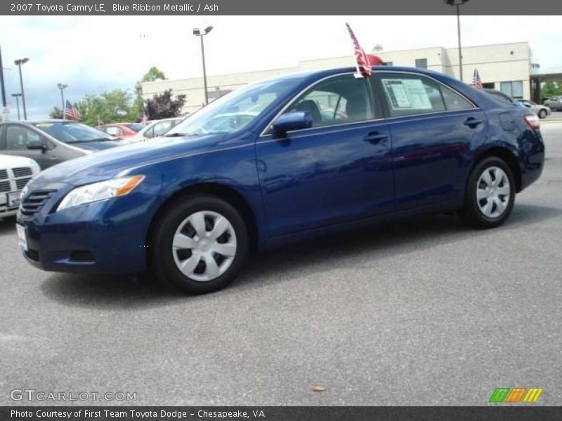 Blue Ribbon Metallic / Ash 2007 Toyota Camry LE